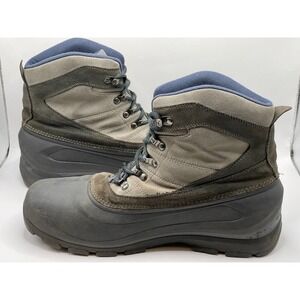 Sorel‎ Cold Mountain Men's Hiking Winter Boots Size 14 Thinsulate Beige Suede
